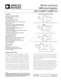ADP1713AUJZ-0.9-R7 Datenblatt Cover