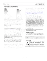 ADP1740ACPZ-0.75R7 Datasheet Page 5