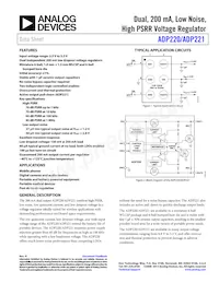 ADP220ACBZ-3033R7 Datasheet Copertura