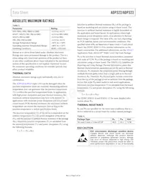 ADP322ACPZ-165-R7 Datasheet Pagina 5