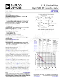 ADP7157ACPZ-01-R2數據表 封面