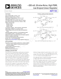 ADP7185ACPZN3.0-R7數據表 封面