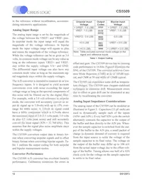 CS5509-ASZR Datenblatt Seite 12