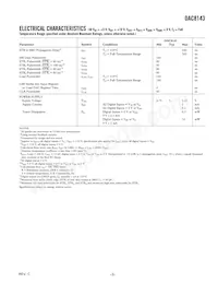 DAC8143FS數據表 頁面 3