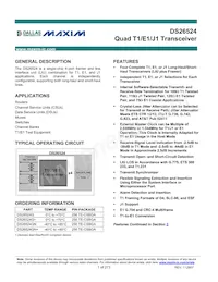 DS26524GNA5 Datasheet Cover