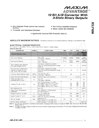 ICL7109CMH+T Datasheet Page 3