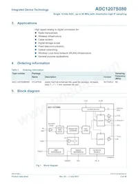 IDTADC1207S080HW-C28 Datasheet Pagina 2