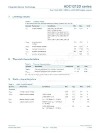 IDTADC1212D105HN-C18 Datenblatt Seite 7