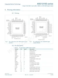IDTADC1215S125HN-C18 Datasheet Pagina 4
