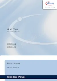 IFX27001TF V26數據表 封面