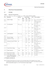 IFX7805ABTSAKSA1數據表 頁面 8