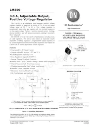 LM350TG Datasheet Copertura