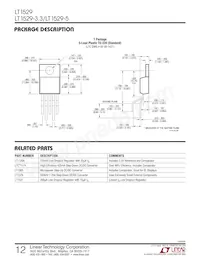 LT1529IQ-3.3#TRPBF Datasheet Pagina 12