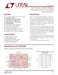 LTC1417AIGN#TRPBF Datasheet Copertura