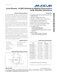 MAX1065BCUI+ Datenblatt Cover