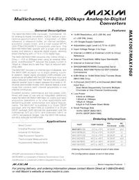 MAX1067BEEE+T Datasheet Copertura