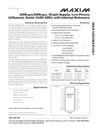 MAX1080BCUP+ Datasheet Cover