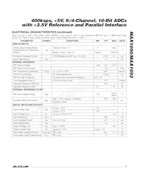 MAX1092BEEG Datasheet Page 3