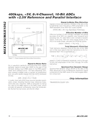 MAX1092BEEG Datasheet Page 18