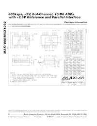 MAX1092BEEG Datasheet Page 20