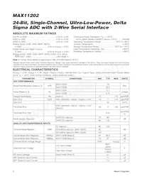 MAX11202BEUB+T Datenblatt Seite 2