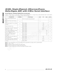 MAX11208AEUB+T Datasheet Pagina 4