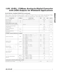 MAX1122BEGK+TD Datasheet Pagina 3