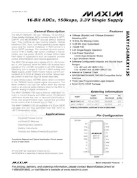 MAX1135BEAP+T Datenblatt Cover