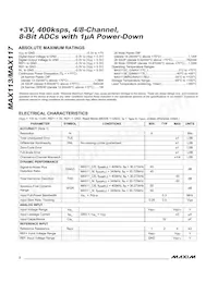 MAX113EAG+TG068 Datasheet Pagina 2