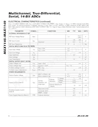 MAX1148BEUP+T Datasheet Page 4