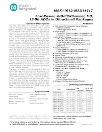 MAX11615EEE+C78 Datenblatt Cover