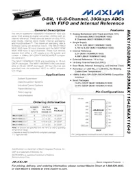 MAX11643EEG+T Datenblatt Cover