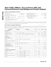 MAX1185ECM/V+T Datasheet Pagina 2