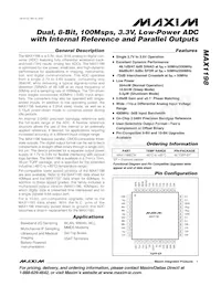 MAX1198ECM+TDG05 Datasheet Copertura