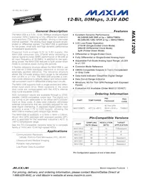 MAX1208ETL+T Datasheet Copertura