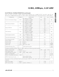 MAX1208ETL+T數據表 頁面 3