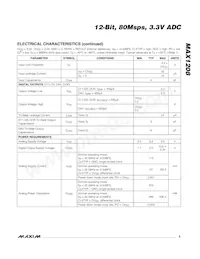 MAX1208ETL+T數據表 頁面 5