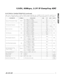 MAX1209ETL+G3U Datasheet Pagina 3