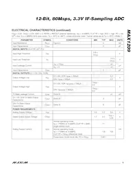 MAX1209ETL+G3U Datasheet Pagina 5