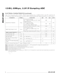 MAX1209ETL+G3U Datasheet Pagina 6