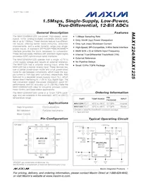 MAX1224CTC+T Datasheet Copertura