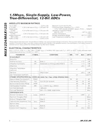 MAX1224CTC+T數據表 頁面 2