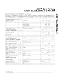 MAX1240AESA/V+T Datasheet Page 3
