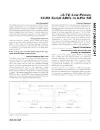 MAX1240AESA/V+T Datasheet Page 9