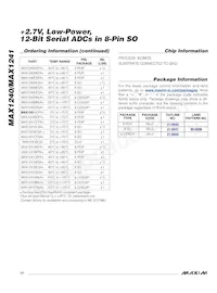 MAX1240AESA/V+T Datasheet Page 14