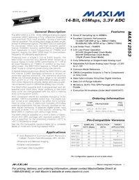 MAX12553ETL+G3U Datenblatt Cover