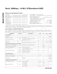 MAX12558ETK+T Datasheet Pagina 2