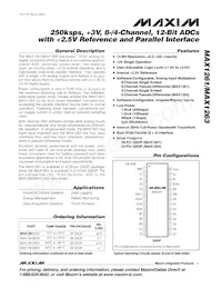 MAX1261AEEI+ Datenblatt Cover