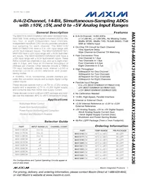 MAX1326ECM+T Datenblatt Cover