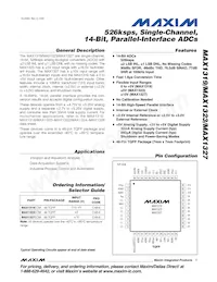 MAX1327ECM+T Datenblatt Cover